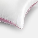 Sequin Reversible Pillow Case - Black/Pink Back