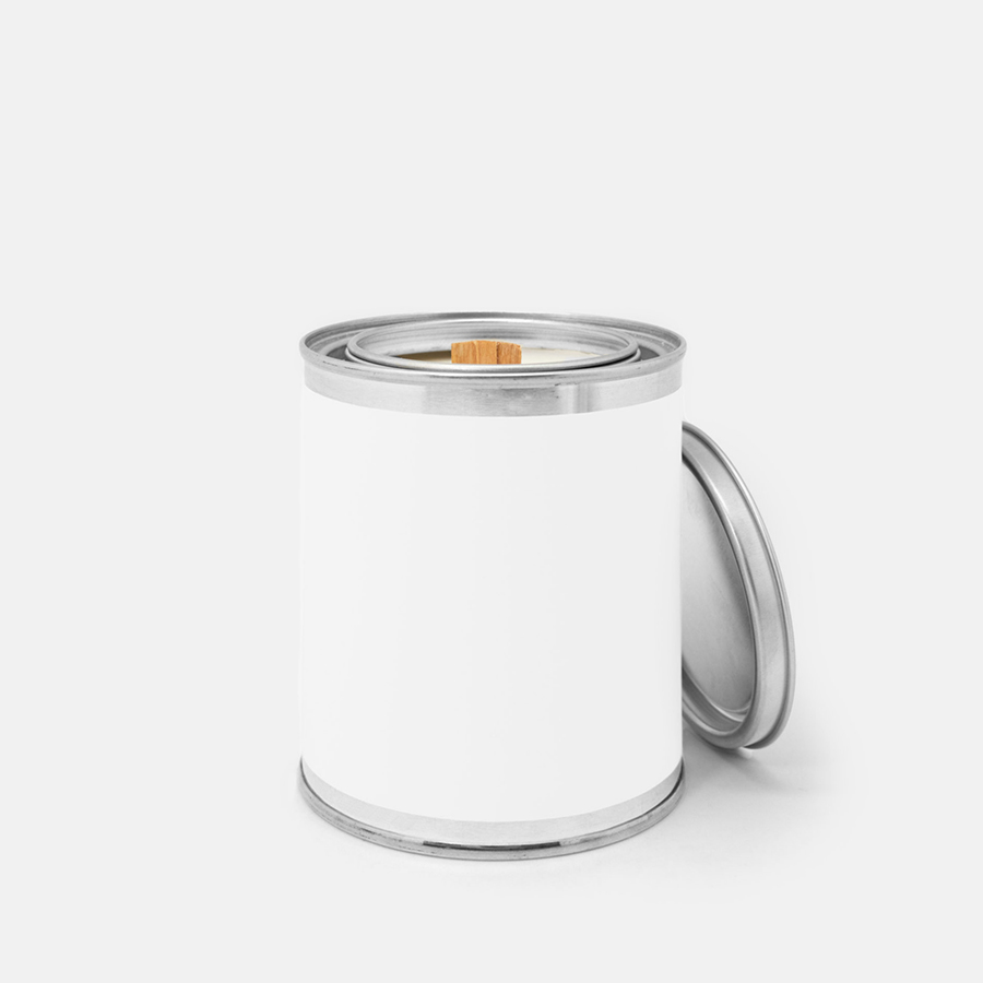 Candle Paint Can (Hand Poured 16 oz.) - Lid off