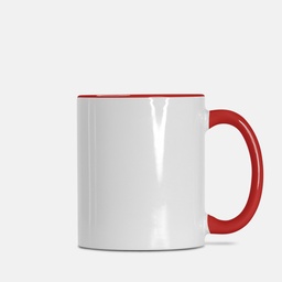 [K20-RD] Mug 11 oz. (Red + White)