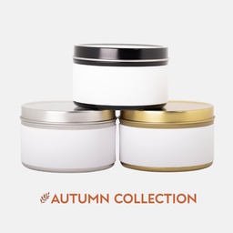 Candle Tin 8oz Autumn Collection