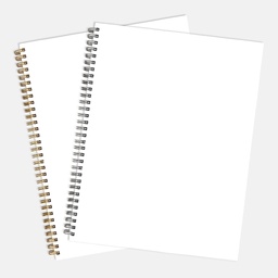 Notebook Hardcover Spiral 8.5 x 11