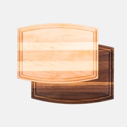 Arched Wood Cutting Board with Groove - 12&quot; x 9&quot;